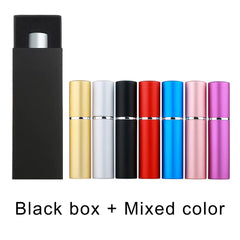 5Ml Perfume Atomizer 5/20/30/50Pcs Mini Spray Bottle Aluminum Glass Refillable Travel Fragrance Mist Bottle with Gift Box
