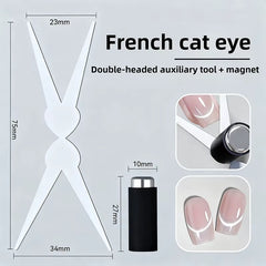 Black Hole Shape Cat Eye Nail Art Magnet Suck Hollow Cat Eye Nail Art Effect Magnet Ring for Magnetic Gel Polish Manicure Tools