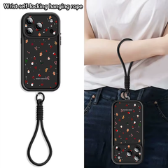 Christmas Lanyard iPhone Case with Wrist Strap