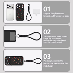 Christmas Lanyard iPhone Case with Wrist Strap