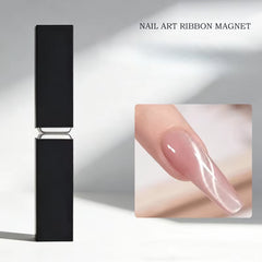Black Hole Shape Cat Eye Nail Art Magnet Suck Hollow Cat Eye Nail Art Effect Magnet Ring for Magnetic Gel Polish Manicure Tools