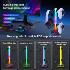 Game Controller Holder, Game Controller Display Stand with RGB Light Effect, Console Accessories for PS5 Controller/Xbox Controller, Switch Controller, Game Accessories, Game Peripherals