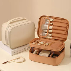 Thickened Oxford Cloth Material, Single or Double Layer, Unisex, Fashionable Toiletry and Makeup Bag, Suitable for Travel, Vacation, Work Trips, Daily Outings, Convenient and Multifunctional Toiletry and Makeup Bag, for Storing and Organizing Power Banks, Data Cables, Lotions, Skin Care Products, Makeup Brushes, Toothbrushes, Toothpaste, Etc., Waterproof Travel Makeup Bag, Essential for Storing Makeup Brushes and Embroidery Tools