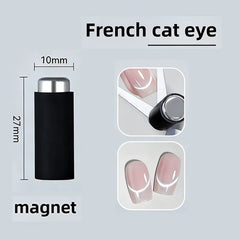 Black Hole Shape Cat Eye Nail Art Magnet Suck Hollow Cat Eye Nail Art Effect Magnet Ring for Magnetic Gel Polish Manicure Tools