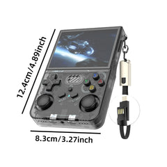Portable Game Console, Rechargeable Handheld Game Console with Built-In Games, Classic Home Game Console, HD Screen Game Console for Home, Protective, Handheld Gaming Console