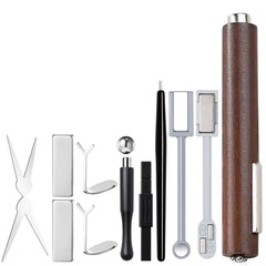 1/12Pcs Cat Eye Magnet Kit 3-In-1 Double Head Nail Magnet Pens Magnetic Cat Eye Gel Polish Nail Art Tool for Home Salon DIY