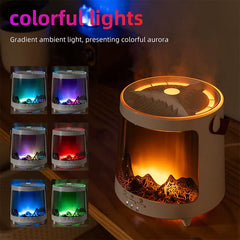 Aurora Jellyfish Aroma Humidifier, 7 Color Light, Dual Mist Modes, 2H/8H Timer, 300Ml, Essential Oil Diffuser, Christmas Gift