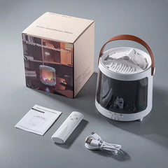 Aurora Jellyfish Aroma Humidifier, 7 Color Light, Dual Mist Modes, 2H/8H Timer, 300Ml, Essential Oil Diffuser, Christmas Gift