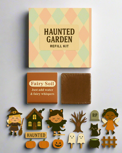 Halloween Fairy Garden Refill ( Fairies, soil & seeds)