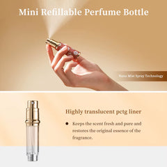 5Ml Perfume Refill Bottle Portable Mini Refillable Spray Jar Scent Pump Empty Cosmetic Containers Atomizer for Travel Tool