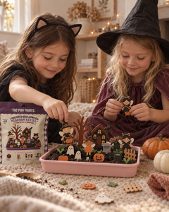 Halloween Fairy Garden Refill ( Fairies, soil & seeds)