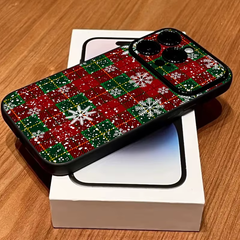 Christmas Plaid Snowflake iPhone Case