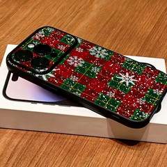 Christmas Plaid Snowflake iPhone Case