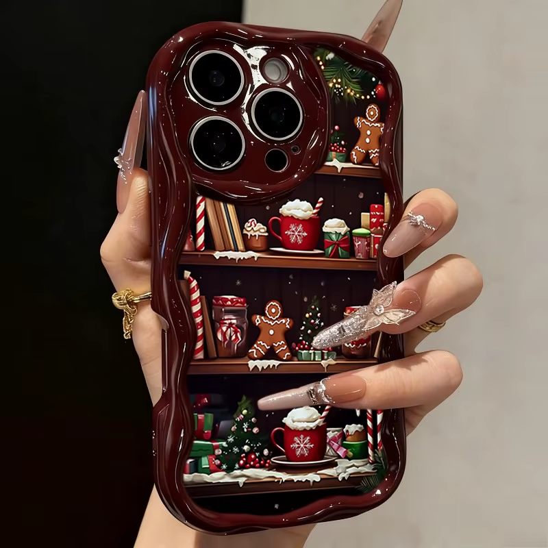 Gingerbread & Hot Cocoa Christmas iPhone Case
