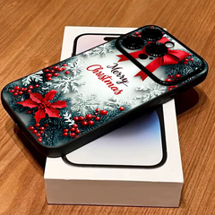 Christmas Snowflake Bow iPhone Case