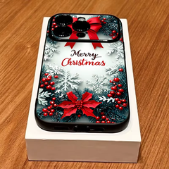 Christmas Snowflake Bow iPhone Case