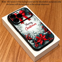 Christmas Snowflake Bow iPhone Case