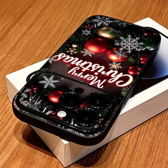Christmas Snowflake Bow iPhone Case