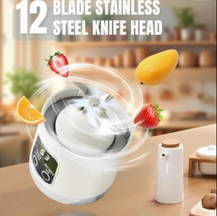 Ultimate Portable Blender! USB Rechargeable & Compact for Smoothies On-The-Go - Perfect Travel, Back to School & Gym! Leak Proof Design, Makes Shakes & Baby Food Cup Juicer Rechargeable Mini Blender Vegetable