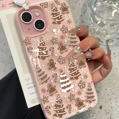 White Christmas Tree Snowflake iPhone Case