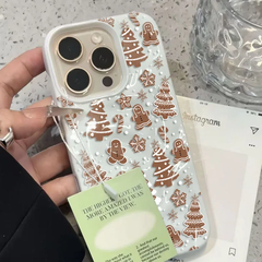 White Christmas Tree Snowflake iPhone Case