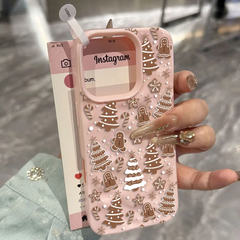 White Christmas Tree Snowflake iPhone Case