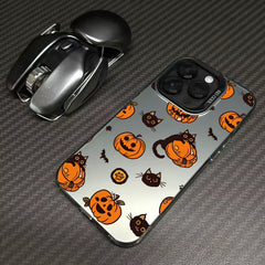 Halloween Cat Pumpkin Bat Phone Case for Iphone 13 14 15 16 17 Pro Max plus 16E 17E 17 Air 11 18 Pro Shockproof Funda Back Cover