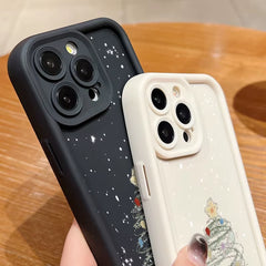 Christmas Tree Printed Soft TPU Case for Iphone 18 17 15 16 Pro Max 14 13 12 Pro Max 17E 11 17 16E Shockproof Phone Cover