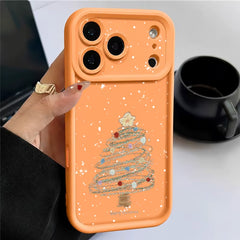 Christmas Tree Printed Soft TPU Case for Iphone 18 17 15 16 Pro Max 14 13 12 Pro Max 17E 11 17 16E Shockproof Phone Cover
