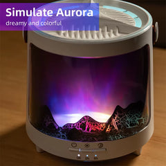 Aurora Jellyfish Aroma Humidifier, 7 Color Light, Dual Mist Modes, 2H/8H Timer, 300Ml, Essential Oil Diffuser, Christmas Gift