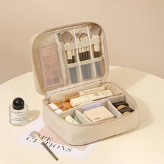 Thickened Oxford Cloth Material, Single or Double Layer, Unisex, Fashionable Toiletry and Makeup Bag, Suitable for Travel, Vacation, Work Trips, Daily Outings, Convenient and Multifunctional Toiletry and Makeup Bag, for Storing and Organizing Power Banks, Data Cables, Lotions, Skin Care Products, Makeup Brushes, Toothbrushes, Toothpaste, Etc., Waterproof Travel Makeup Bag, Essential for Storing Makeup Brushes and Embroidery Tools