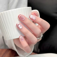 Black Hole Shape Cat Eye Nail Art Magnet Suck Hollow Cat Eye Nail Art Effect Magnet Ring for Magnetic Gel Polish Manicure Tools