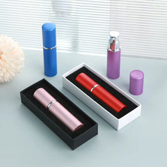 5Ml Perfume Atomizer 5/20/30/50Pcs Mini Spray Bottle Aluminum Glass Refillable Travel Fragrance Mist Bottle with Gift Box