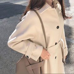 Mid-Length Tweed Coat